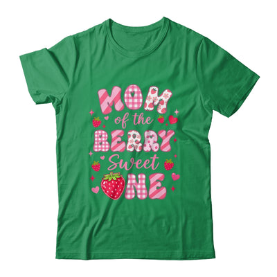 Mom Of The Berry Sweet One Strawberry First Birthday Shirt & Hoodie | siriusteestore