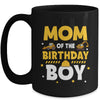 Mom Of The Birthday Boy Construction Worker Family Party Mug | siriusteestore