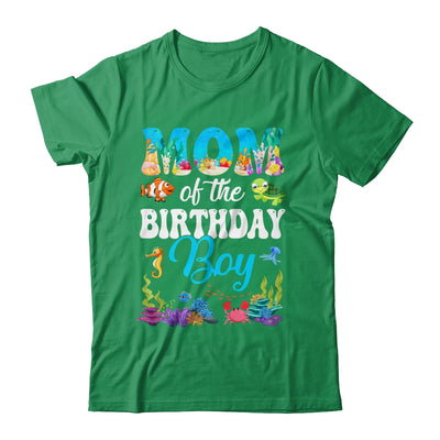 Mom Of The Birthday Boy Sea Fish Ocean Aquarium Party Shirt & Hoodie | siriusteestore