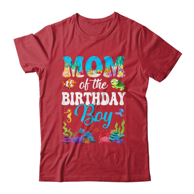 Mom Of The Birthday Boy Sea Fish Ocean Aquarium Party Shirt & Hoodie | siriusteestore