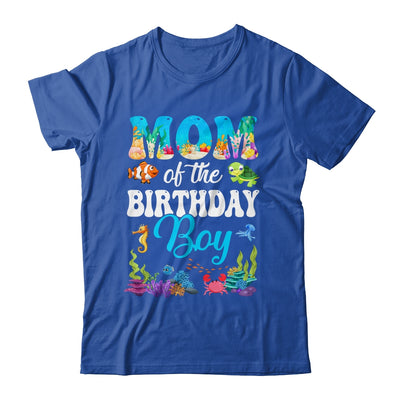 Mom Of The Birthday Boy Sea Fish Ocean Aquarium Party Shirt & Hoodie | siriusteestore