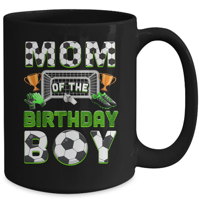 Mom Of The Birthday Boy Soccer Family Matching Party Mug | siriusteestore