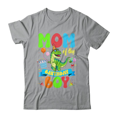 Mom Of The Birthday Boy TRex Dinosaur Birthday Family Shirt & Hoodie | siriusteestore