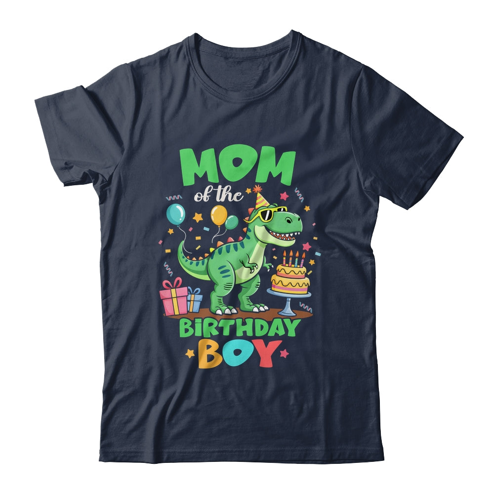 Mom Of The Birthday Boy T Rex Dinosaur Family Party Shirt & Hoodie | siriusteestore
