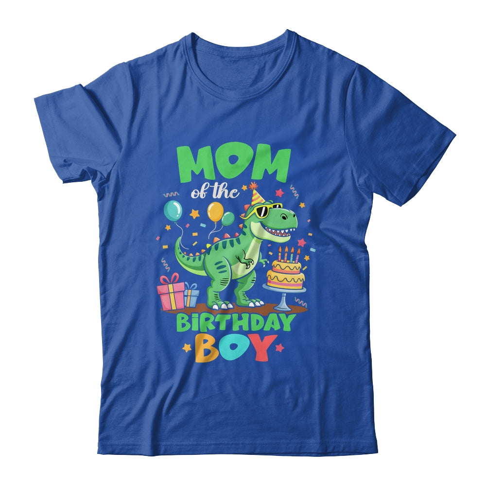 Mom Of The Birthday Boy T Rex Dinosaur Family Party Shirt & Hoodie | siriusteestore