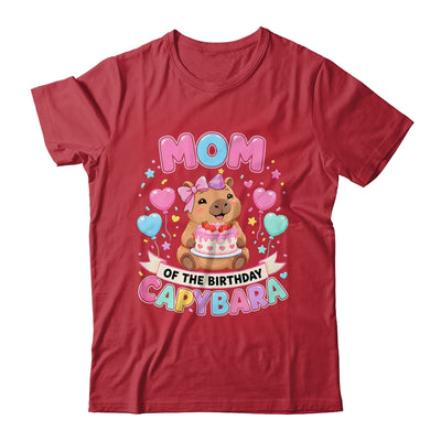 Mom Of The Birthday Capybara Birthday Girl Family Shirt & Hoodie | siriusteestore