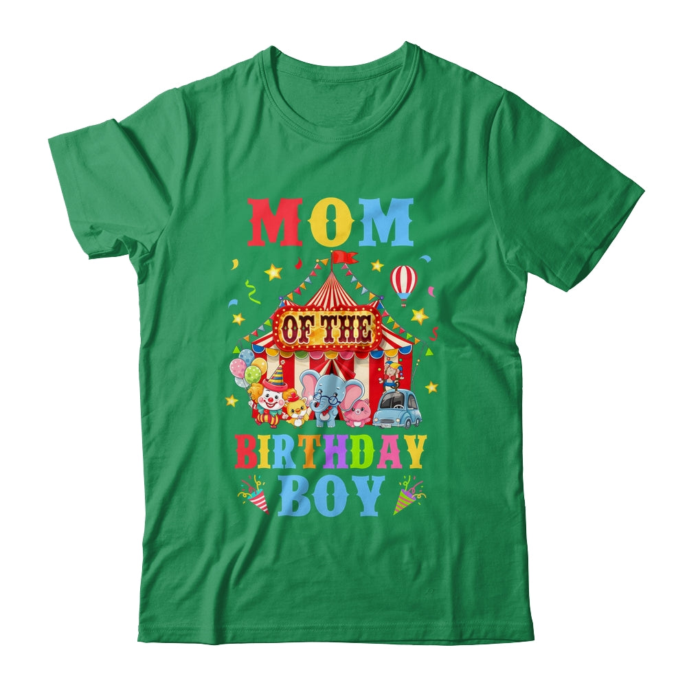 Mom Of The Birthday For Boy Circus Carnival Theme Party Shirt & Hoodie | siriusteestore