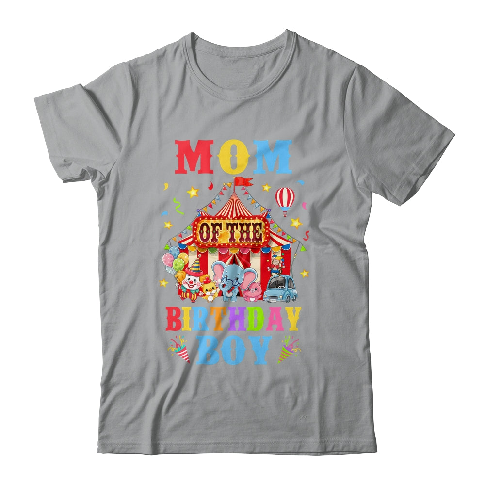 Mom Of The Birthday For Boy Circus Carnival Theme Party Shirt & Hoodie | siriusteestore