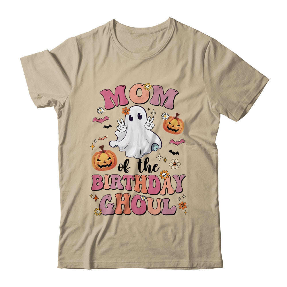 Mom Of The Birthday Ghoul Halloween Bday Boys Girls Ghost Shirt & Hoodie | siriusteestore