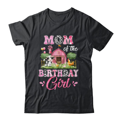 Mom Of The Birthday Girl 1st Birthday Cow Farm Family Shirt & Hoodie | siriusteestore