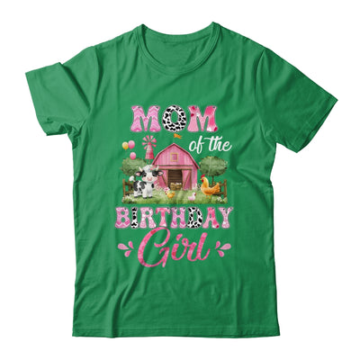 Mom Of The Birthday Girl 1st Birthday Cow Farm Family Shirt & Hoodie | siriusteestore