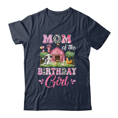 Mom Of The Birthday Girl 1st Birthday Cow Farm Family Shirt & Hoodie | siriusteestore