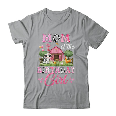 Mom Of The Birthday Girl 1st Birthday Cow Farm Family Shirt & Hoodie | siriusteestore