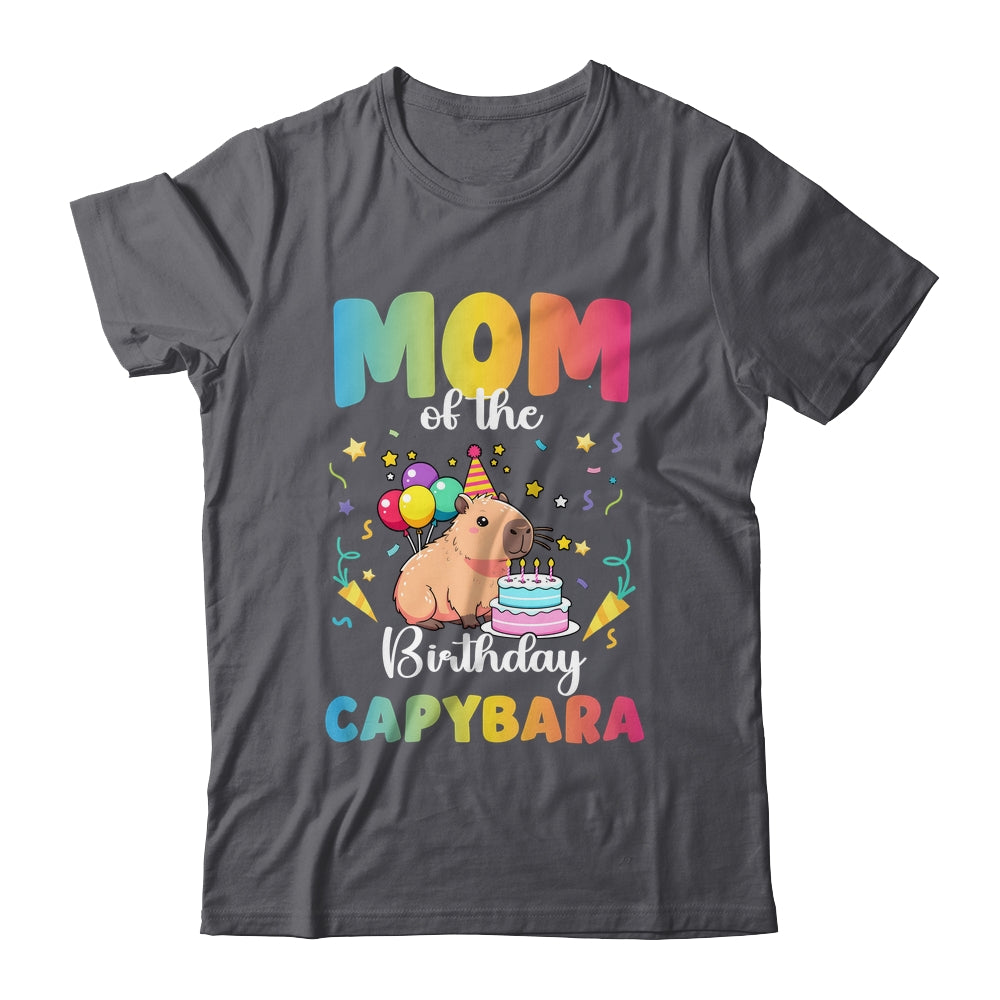 Mom Of The Birthday Girl Capybara Bday Party Family Shirt & Hoodie | siriusteestore