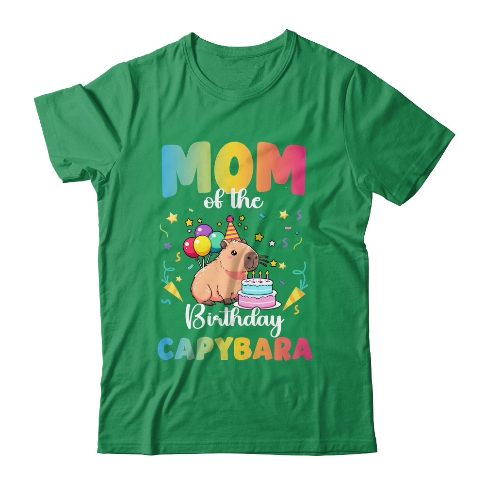 Mom Of The Birthday Girl Capybara Bday Party Family Shirt & Hoodie | siriusteestore