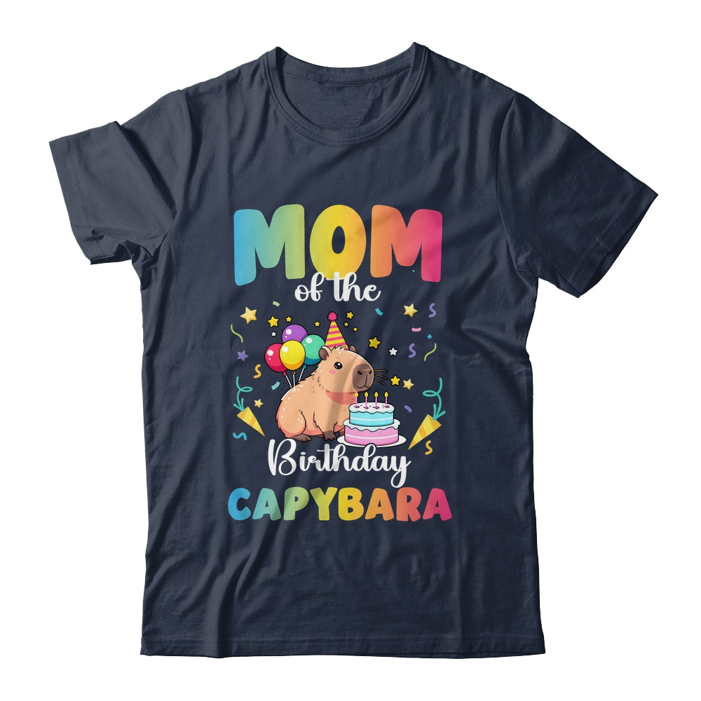 Mom Of The Birthday Girl Capybara Bday Party Family Shirt & Hoodie | siriusteestore