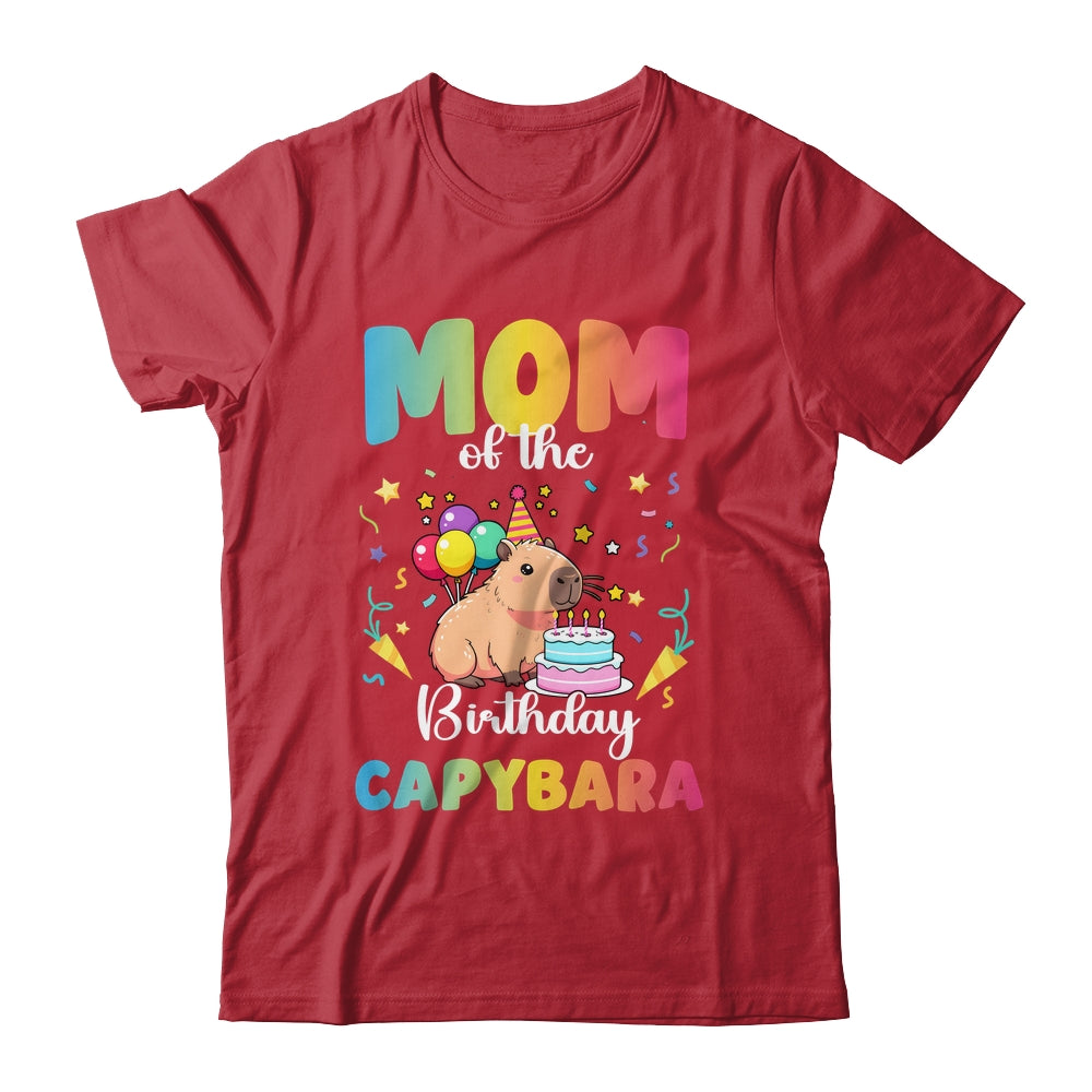 Mom Of The Birthday Girl Capybara Bday Party Family Shirt & Hoodie | siriusteestore