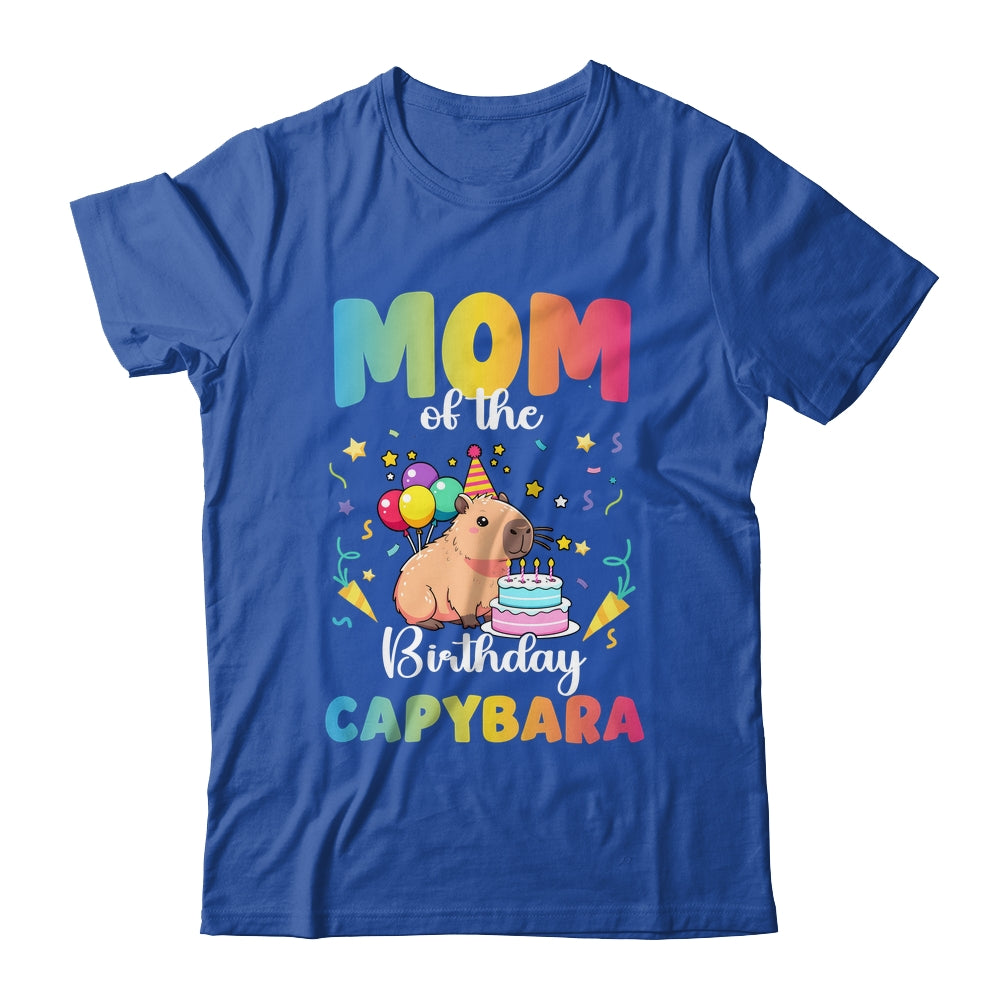 Mom Of The Birthday Girl Capybara Bday Party Family Shirt & Hoodie | siriusteestore