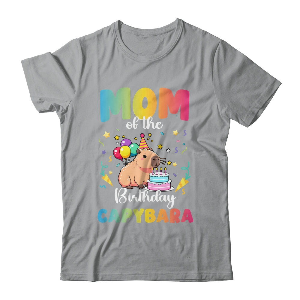 Mom Of The Birthday Girl Capybara Bday Party Family Shirt & Hoodie | siriusteestore