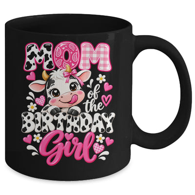 Mom Of The Birthday Girl Cow 1St Birthday Family Farm Mug | siriusteestore
