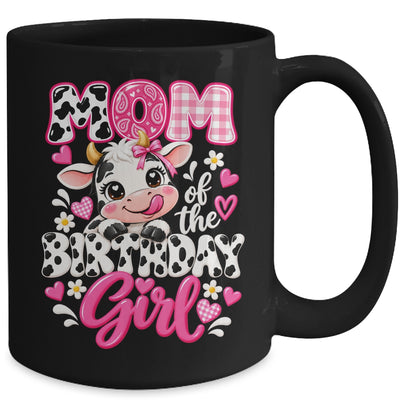 Mom Of The Birthday Girl Cow 1St Birthday Family Farm Mug | siriusteestore