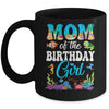 Mom Of The Birthday Girl Sea Fish Ocean Aquarium Party Mug | siriusteestore