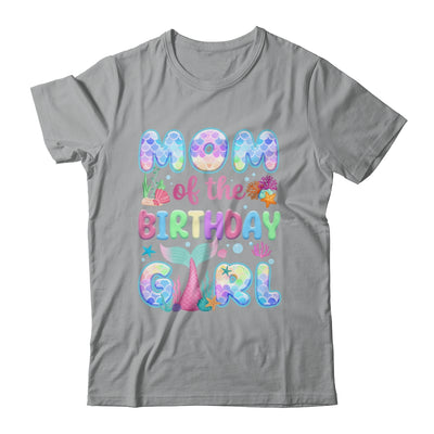 Mom Of The Birthday Mermaid Girl Family Matching Party Shirt & Hoodie | siriusteestore