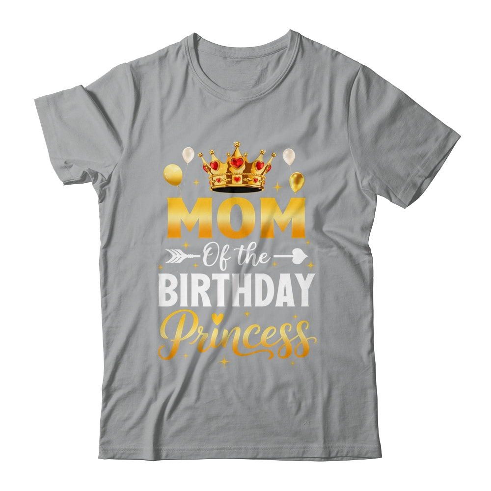 Mom Of The Birthday Princess Birthday Girl Family Kid Shirt & Hoodie | siriusteestore