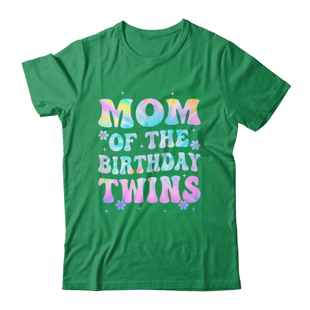 Mom Of The Birthday Twins Girls Kids Party Retro Bday Shirt & Hoodie | siriusteestore
