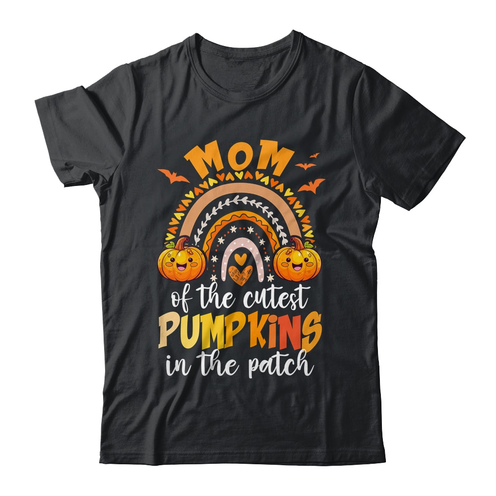 Mom Of The Cutest Pumpkins In The Patch Halloween Rainbow Shirt & Hoodie | siriusteestore