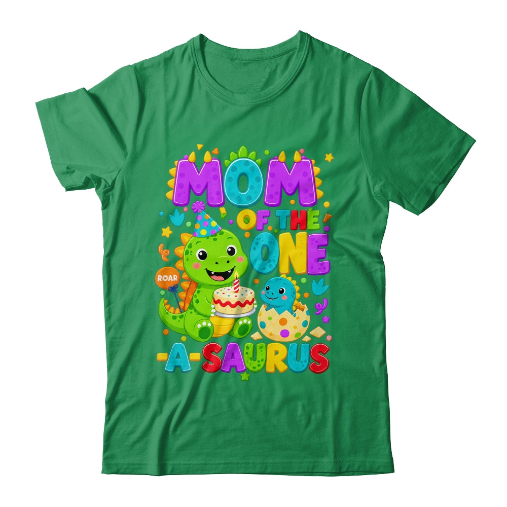 Mom Of The One-A-Saurus 1St Birthday Boy T-Rex Dinosaur Shirt & Hoodie | siriusteestore
