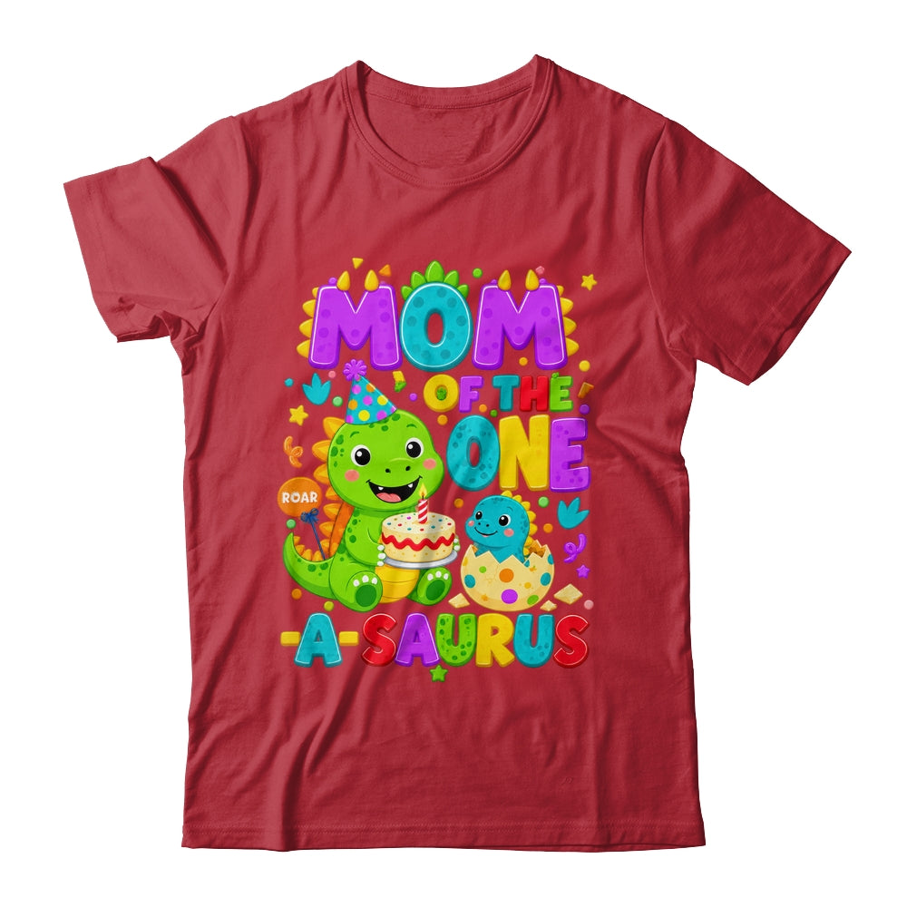 Mom Of The One-A-Saurus 1St Birthday Boy T-Rex Dinosaur Shirt & Hoodie | siriusteestore