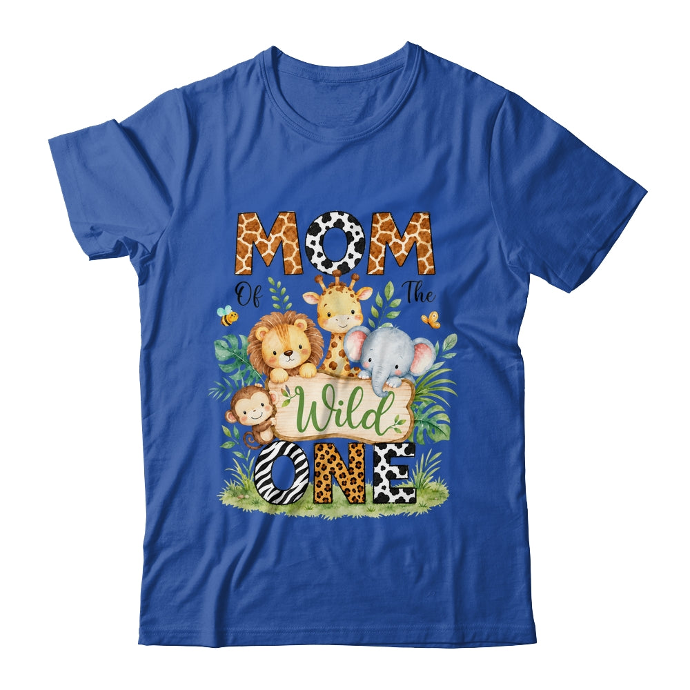 Mom Of The Wild One First Birthday Boy Jungle Safari Shirt & Hoodie | siriusteestore