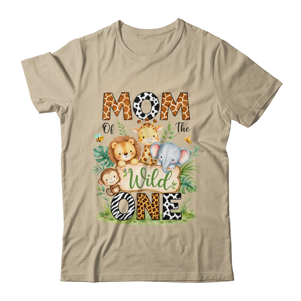 Mom Of The Wild One First Birthday Boy Jungle Safari Shirt & Hoodie | siriusteestore