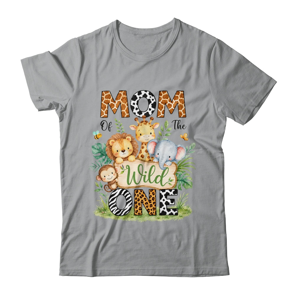 Mom Of The Wild One First Birthday Boy Jungle Safari Shirt & Hoodie | siriusteestore