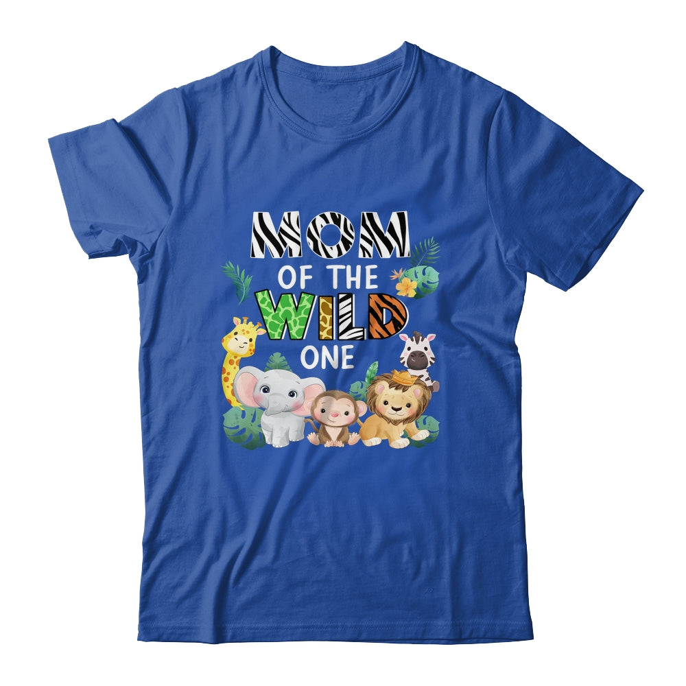Mom Of The Wild One Zoo Theme Birthday Safari Animal Shirt & Hoodie | siriusteestore
