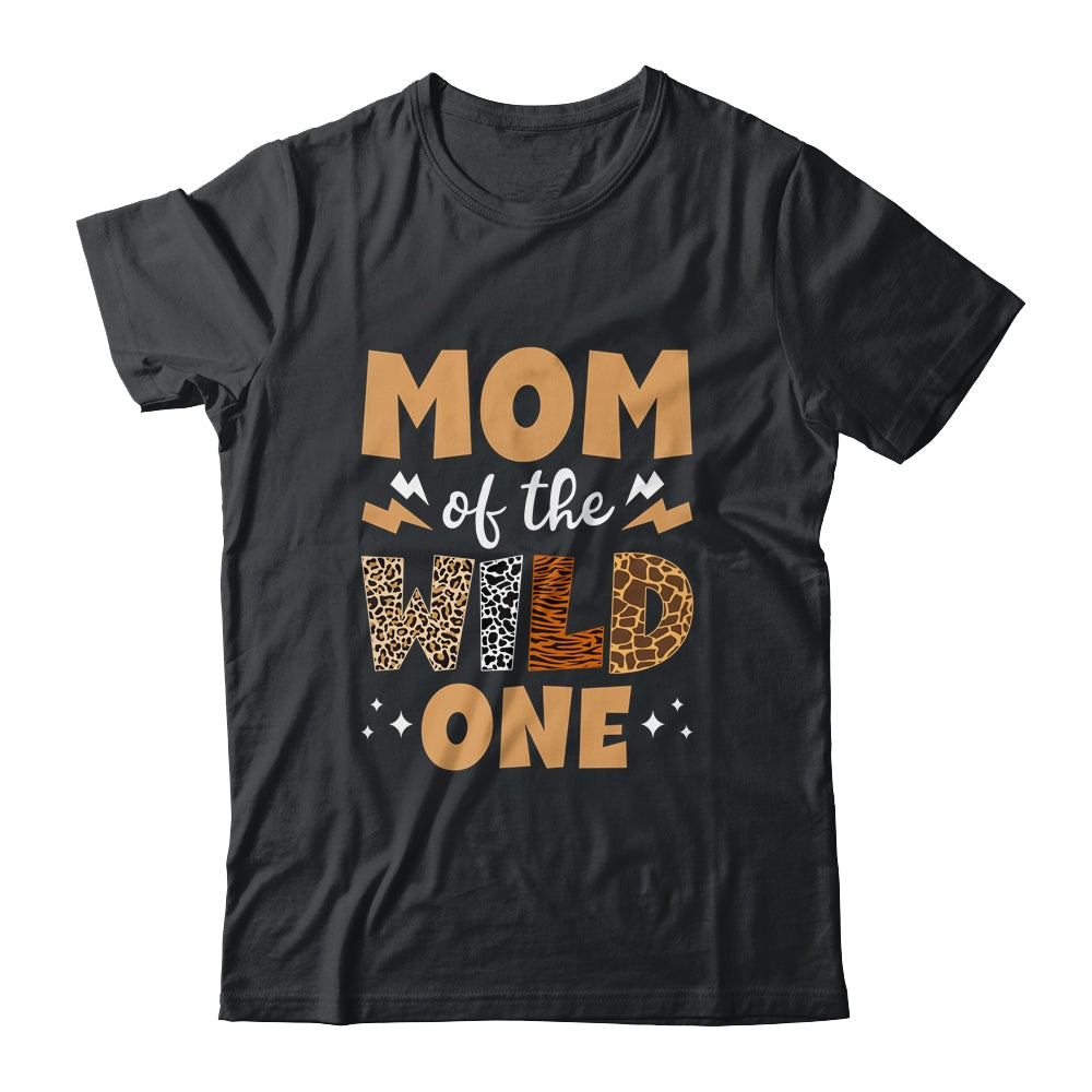 Mom Of Wild One Jungle 1st Birthday Party Leopard Shirt & Hoodie | siriusteestore