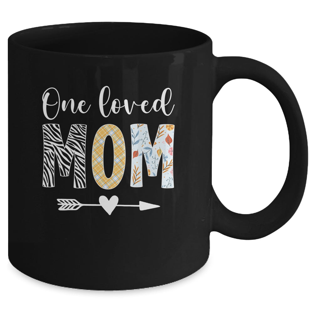Mom Women Cute Design One Loved Mom Mother's Day Mug | siriusteestore