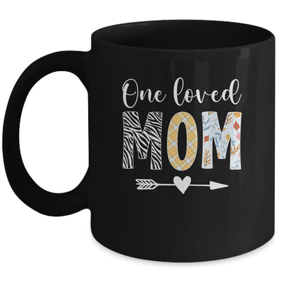 Mom Women Cute Design One Loved Mom Mother's Day Mug | siriusteestore