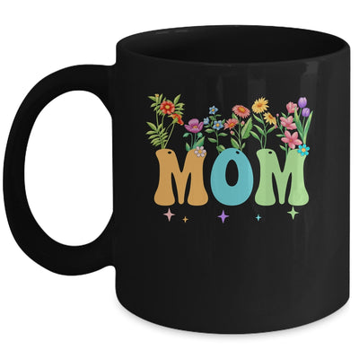 Mom Women Wildflower Floral Design Mom Mothers Day Mug | siriusteestore