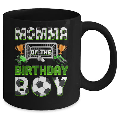 Momma Of The Birthday Boy Soccer Family Matching Party Mug | siriusteestore