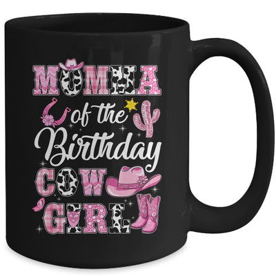 Momma Of The Birthday Cow Girl Western Cowgirl 1st Birthday Mug | siriusteestore