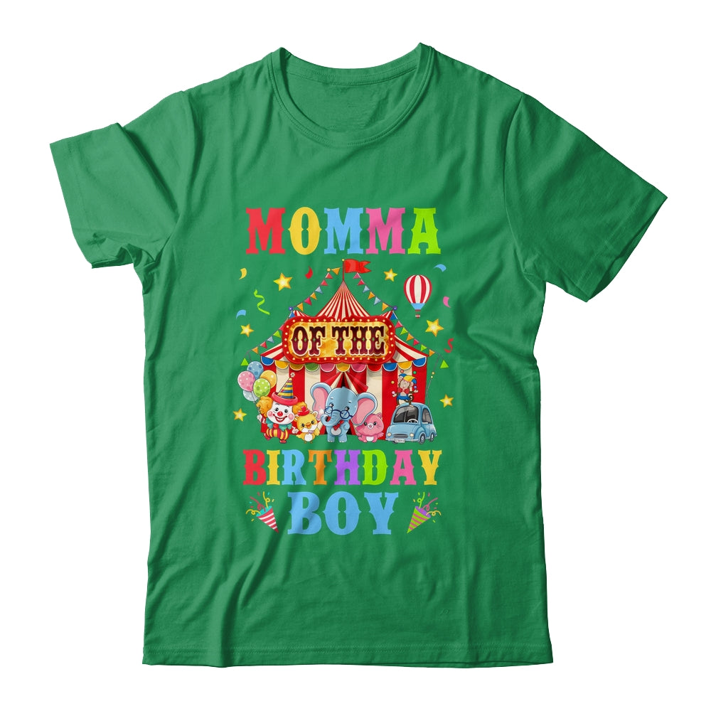 Momma Of The Birthday For Boy Circus Carnival Theme Party Shirt & Hoodie | siriusteestore