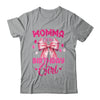 Momma Of The Birthday Girl Coquette Bow Matching Family Shirt & Hoodie | siriusteestore