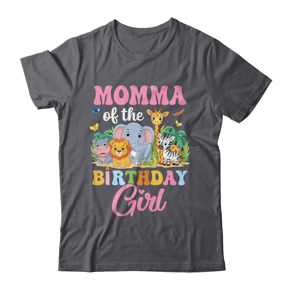 Momma Of The Birthday Girl Kids Safari Jungle Animal Shirt & Hoodie | siriusteestore
