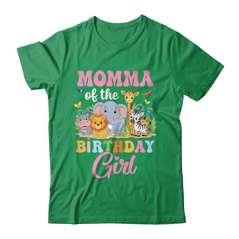 Momma Of The Birthday Girl Kids Safari Jungle Animal Shirt & Hoodie | siriusteestore