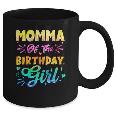 Momma Of The Birthday Girl Tie Dye 1st Birthday Family Mug | siriusteestore