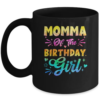 Momma Of The Birthday Girl Tie Dye 1st Birthday Family Mug | siriusteestore