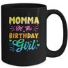 Momma Of The Birthday Girl Tie Dye 1st Birthday Family Mug | siriusteestore
