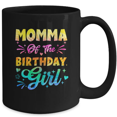 Momma Of The Birthday Girl Tie Dye 1st Birthday Family Mug | siriusteestore